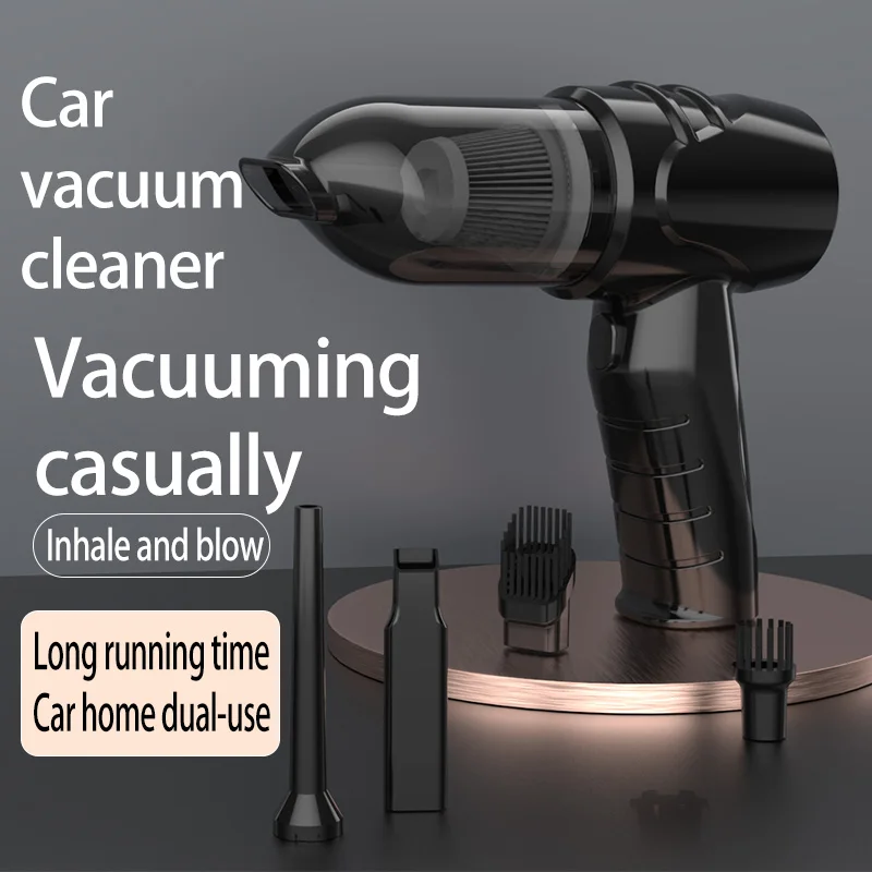 Car Vacuum Cleaner Wireless High-Power Dual-Use (Car & Home) Powerful Multi-Functional Handheld Vacuum with Strong Suction