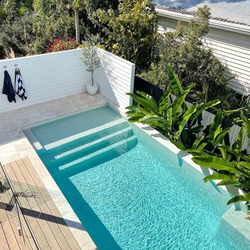 Cheap Family Garden Home Fiberglass Fiber Glass Inground Swim Spa Pool Shell Outdoor Adult Summer Swimming Pool Prices