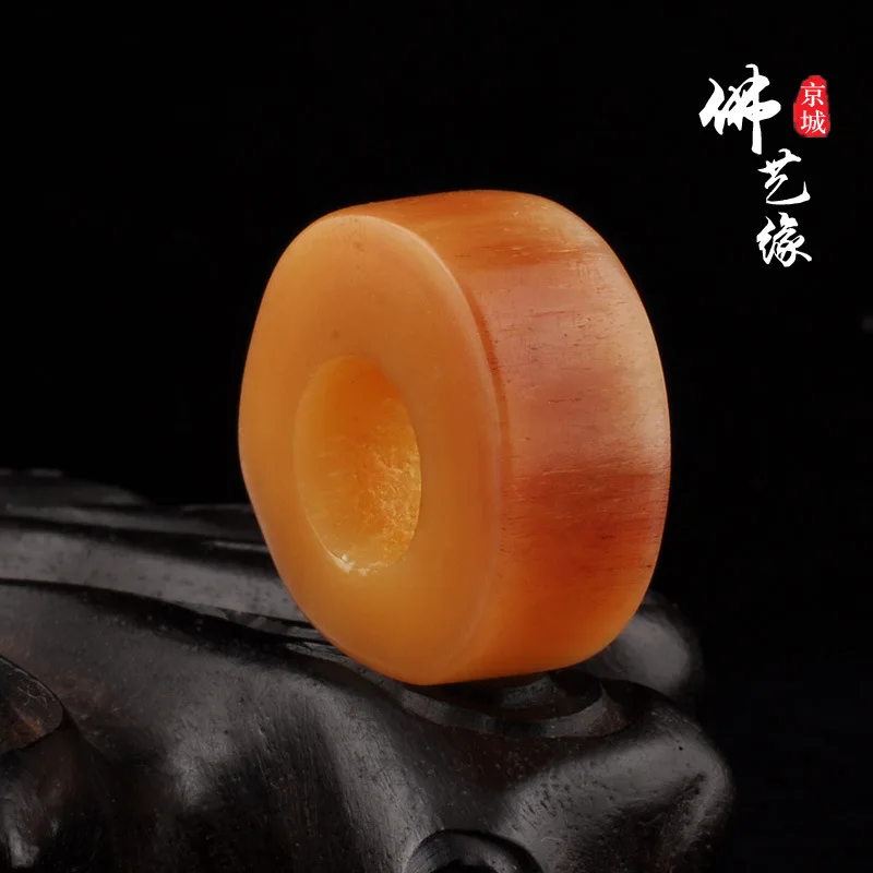 Natural Old Deer Bone Ring Pendant  Pendant Xingyue bodhi  King KongDIYAccessories