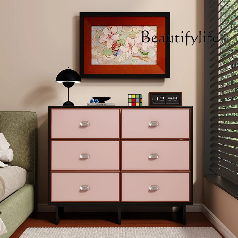 nm  Solid wood medieval nine chest cabinets retro side cabinets living room home storage drawer six chest cabinets