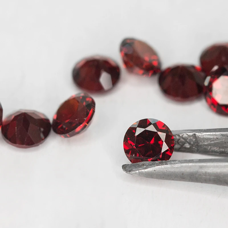 

Kibo Wholesale Natural Loose Gemstone Round Cut 1.0-5.0mm Red Garnet