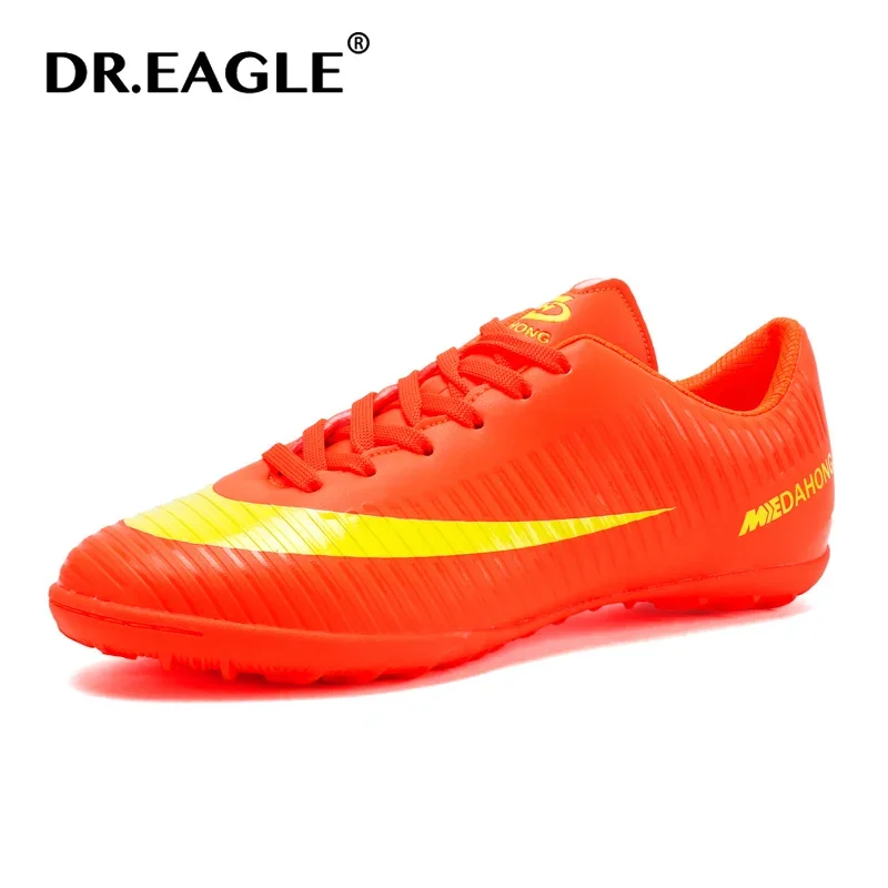 DREAGLE Indoor Turf Cheap Soccer Shoe Crampons Boys Children Boots Centipede Football Training Shoes For Man Sport Sneaker