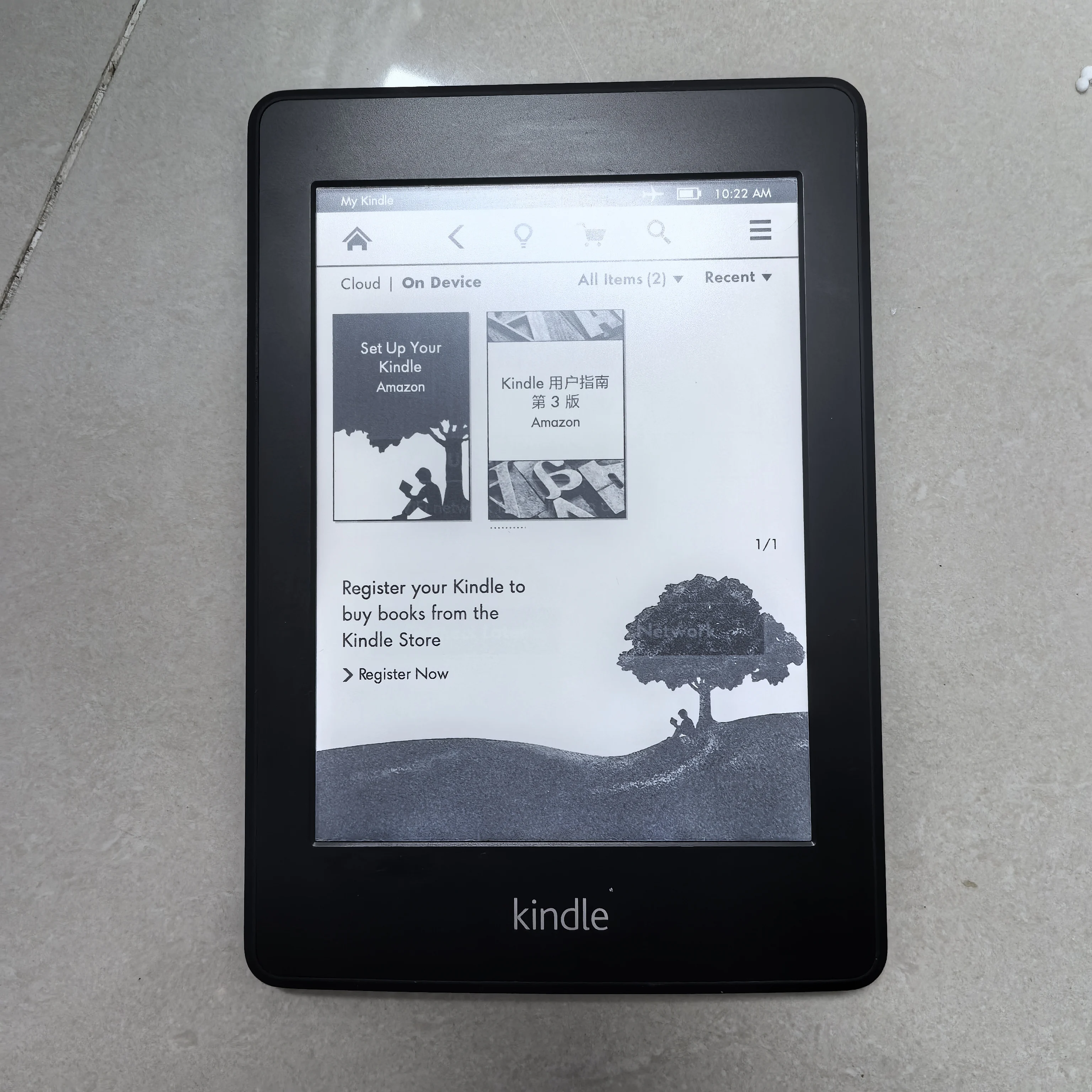 تستخدم Kindle Paperwhite 1 قارئ الكتب الإلكترونية الخفيفة غير القابلة للتسجيل قارئ الكتب الإلكترونية بالحبر الإلكتروني Kindles Not Kobo الكتاب الإلكتروني