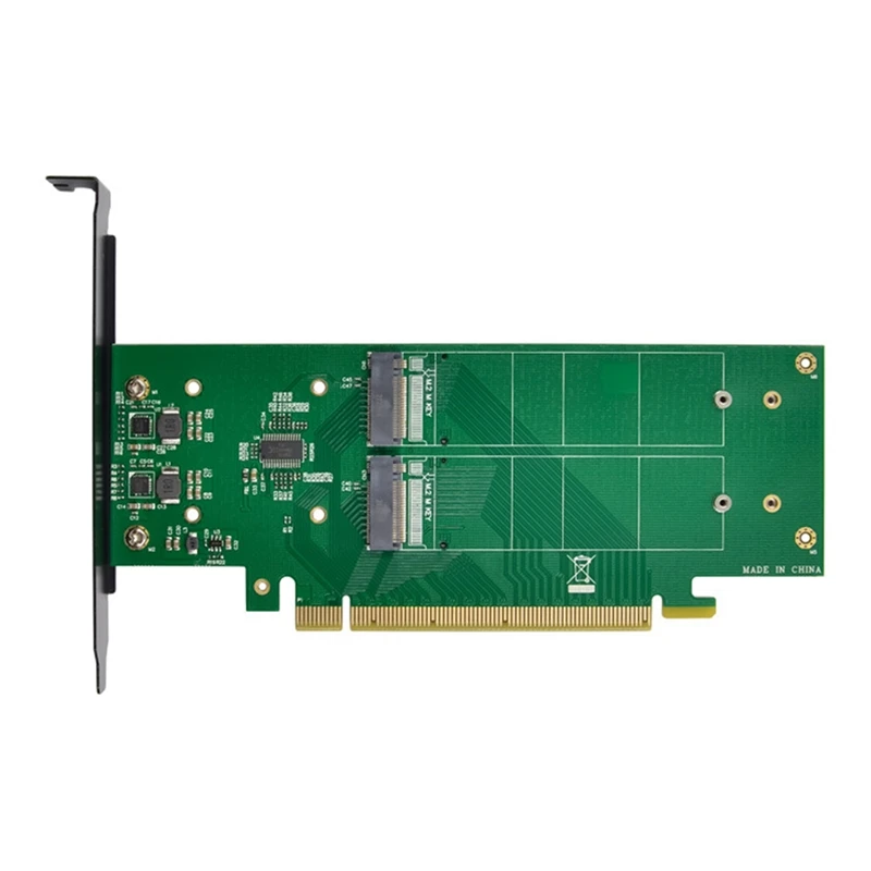 

PCI-E X16 4 Channel M.2 Nvme SSD Expansion Riser Card M.2 M SSD Split Card PCIE X16 M.2 Nvme SSD Adapter