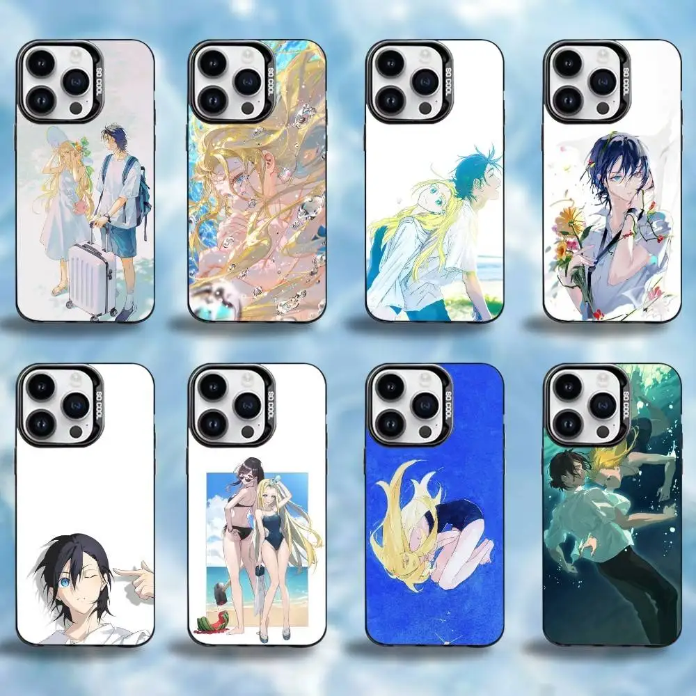 

Summer T-Time Rendering Phone Case For iPhone17,16,15,14,13,12,Pro Max Black Colorful Phone case