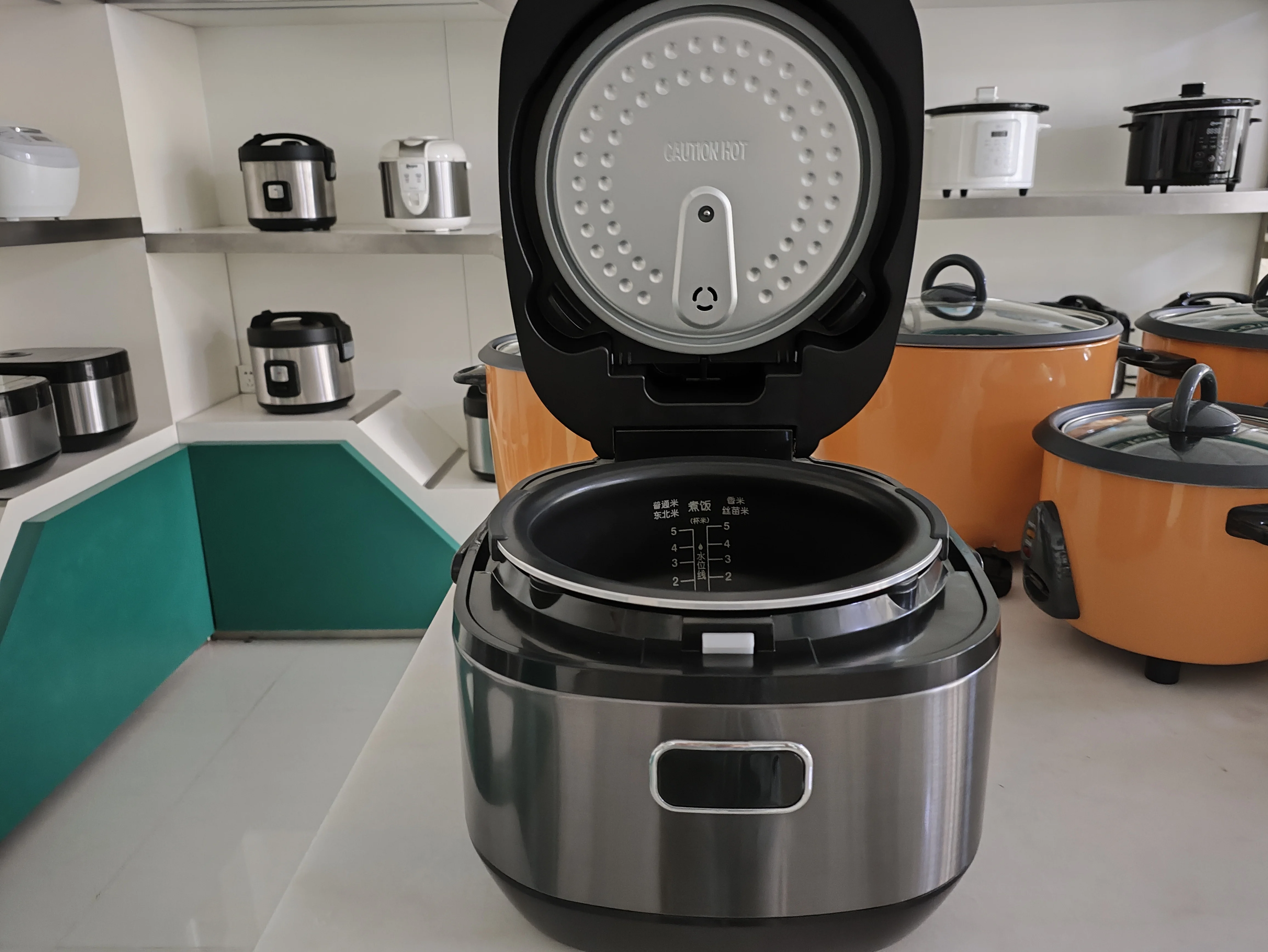 Home Appliances Multicooker 5L Automatic Smart Digital Touch LCD Non-Stick Home Low Sugar Rice Cooker 1300W