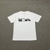 Trend 2025 Summer Ida Sply American Trendy Brand Fun Printing Short Sleeve Summer Loose Men Women Couple Crew Neck T-shirt
