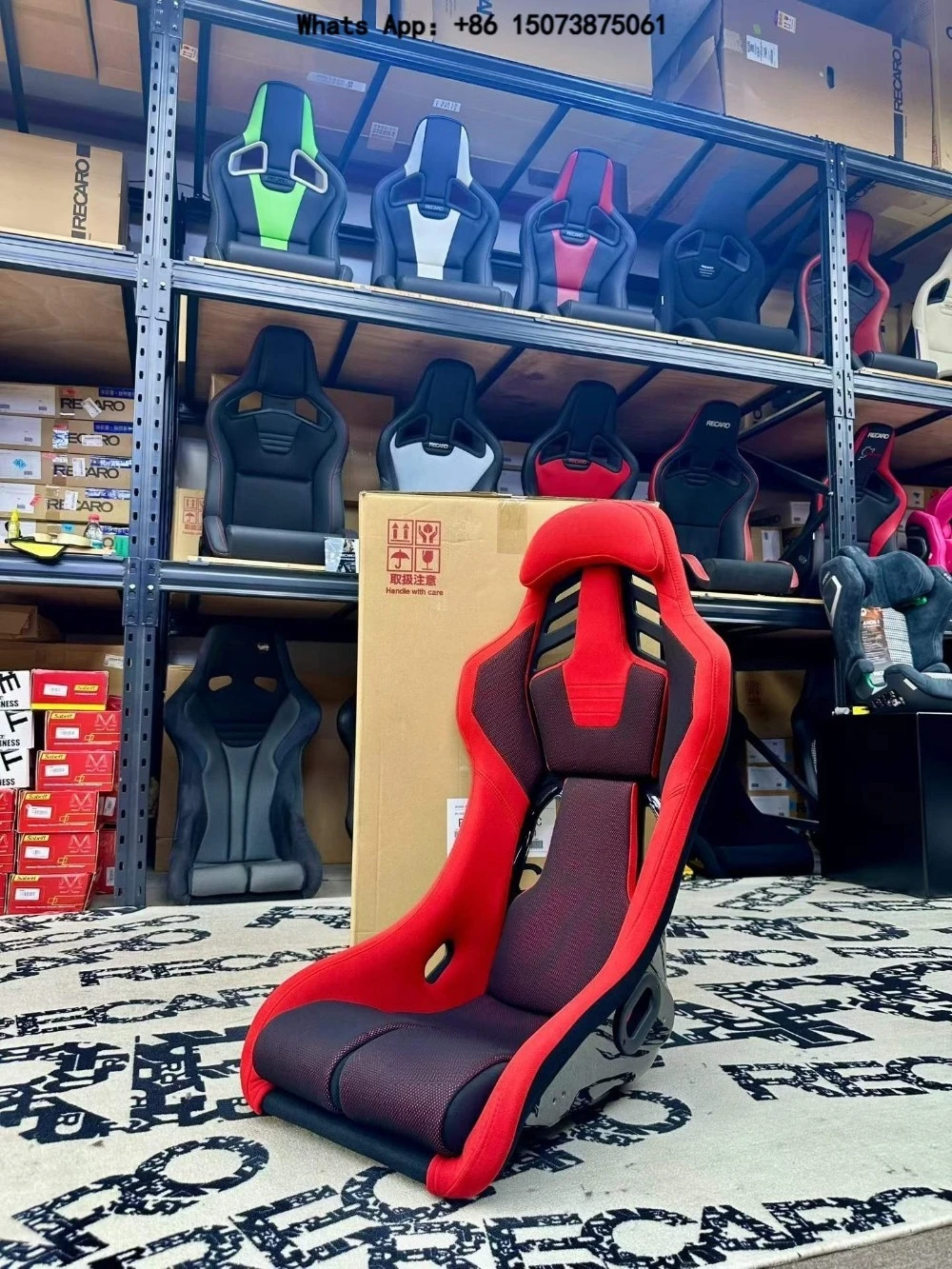 JIABEIR 1039R Low MOQ Recline Carbon Fiber Fiberglass With Slider Bucket Sport Racing Car Seats