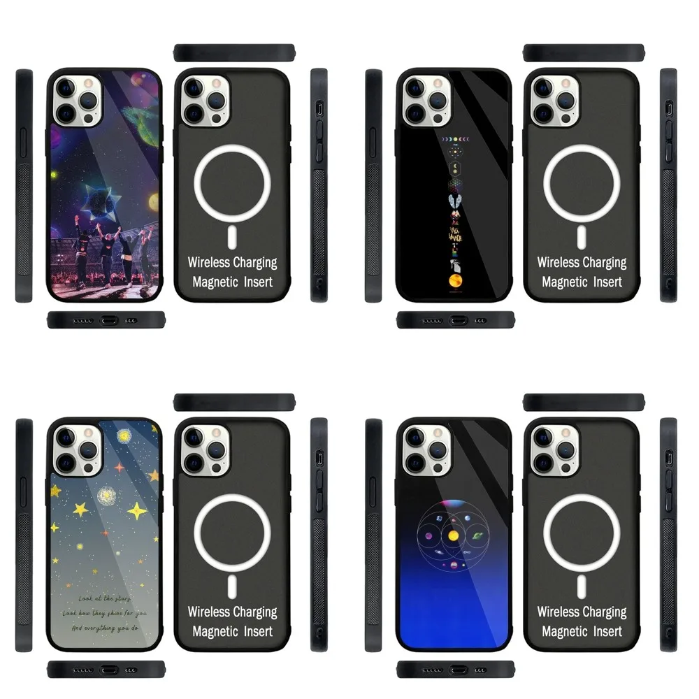 

Moon Music C-Coldplay Phone Case Strong Magnetic For IPhone 16,15,14,13,Pro,Max,Plus,11,12,Mini For Magsafe Wireless Charging