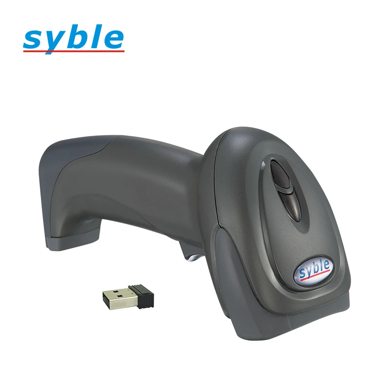 Syble XB-6266R Handheld Barcode Scanner Wireless 2.4G Barcode Scanner Gun Storage Barcode Reader