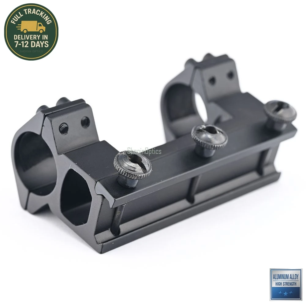 Shooin Optics Scope Mount 25.4mm 1 Inch Tube Ring 20mm Mount