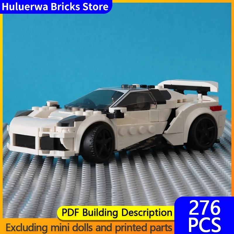 

Модель скоростного гоночного автомобиля MOC, строительные кирпичи, Emira, верхний уровень, спортивный автомобиль, модульная технология, детские праздничные подарки, сборный игрушечный костюм