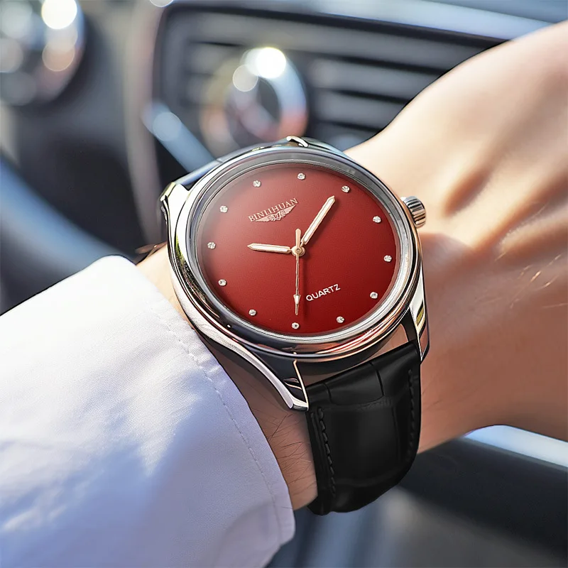 Business Men's Watch Men's Belt Quartz Watch