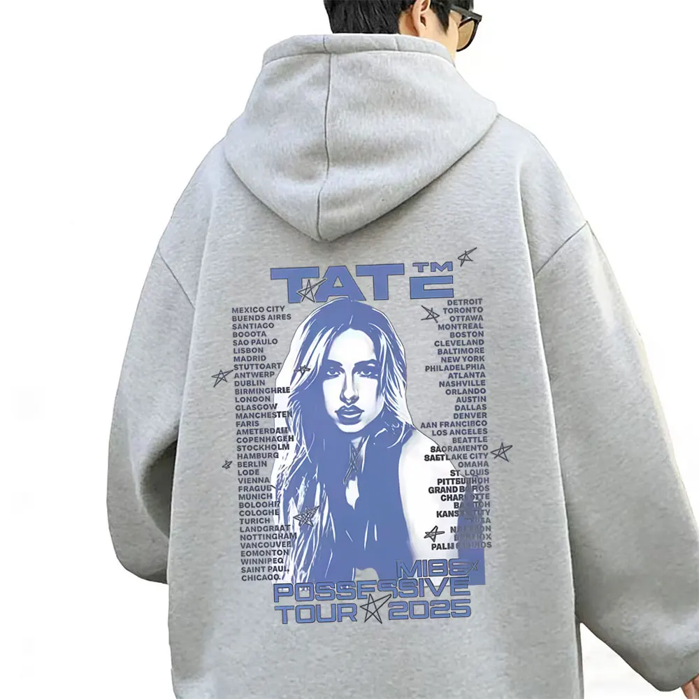 

Singer Tate Mcrae Merch Hoodie So Close To What Miss Possessive Tour 2025 Sweatshirt Men Women Fashion Casual Oversized Hoodies