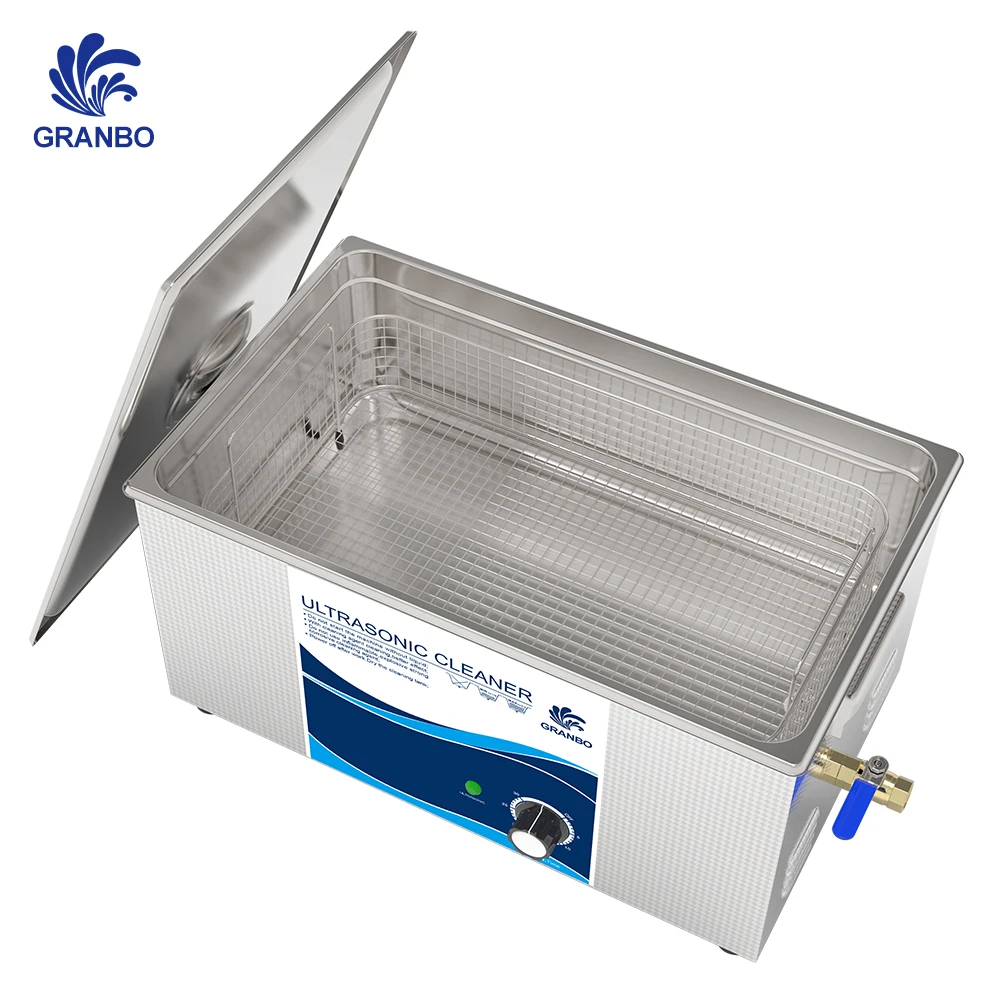 22L Ultrasonic Parts Cleaner with 304 Stainless Steel 900W 40KHz Industrial Ultrasound Washer 3D Printing Model Resin Residue