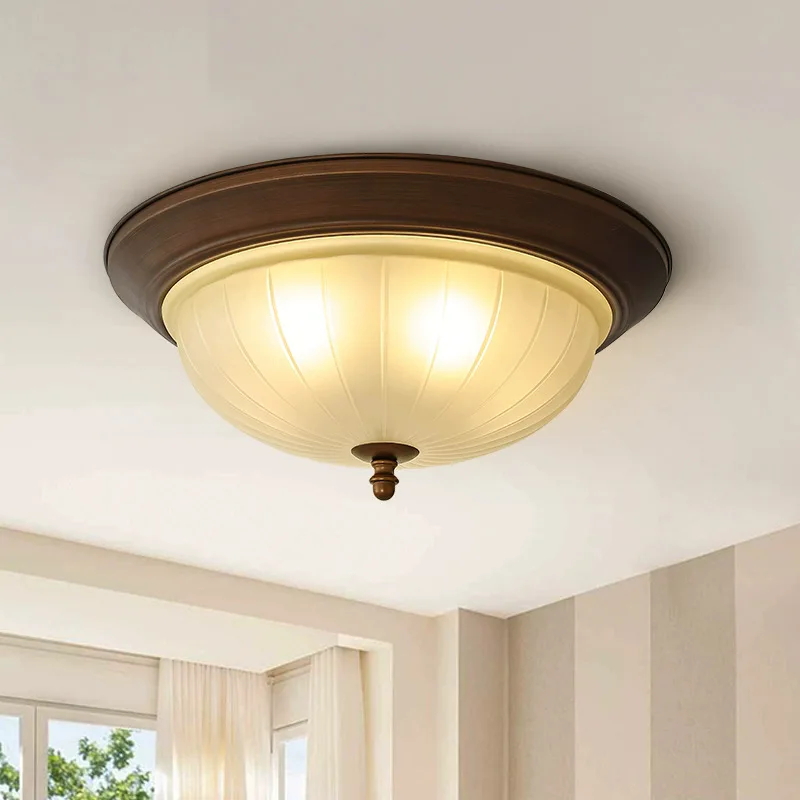 

LED Ceiling Light Classic Glass Vintage Style Light Fits Living Room Balcony Porch Master Bedroom Garden