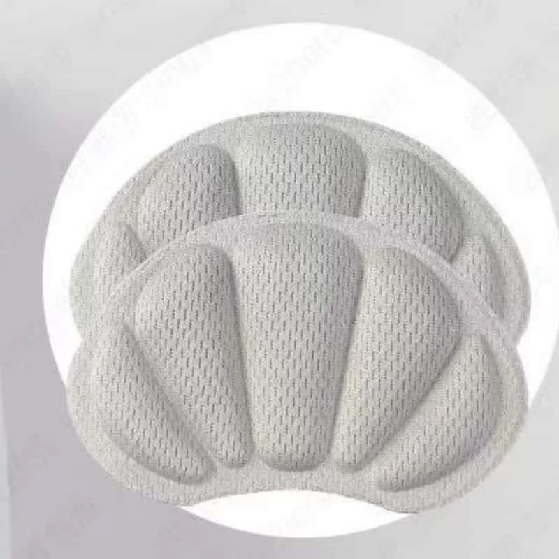 2 Paar transparente, unisex-farbene Silikon-Fersenschoner und -Fußsohlenprotektoren, bequeme und stilvolle Einlegesohlen, Fersenschutzpads, Schuhzubehör. – Detail 7