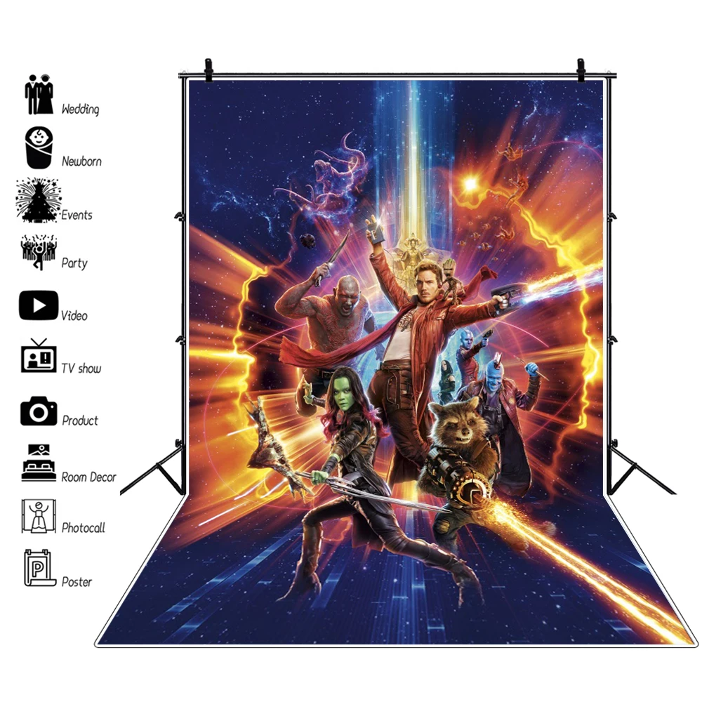 Guardian of the Galaxy Backdrop: The Ultimate Party Decoration for Superhero Fans