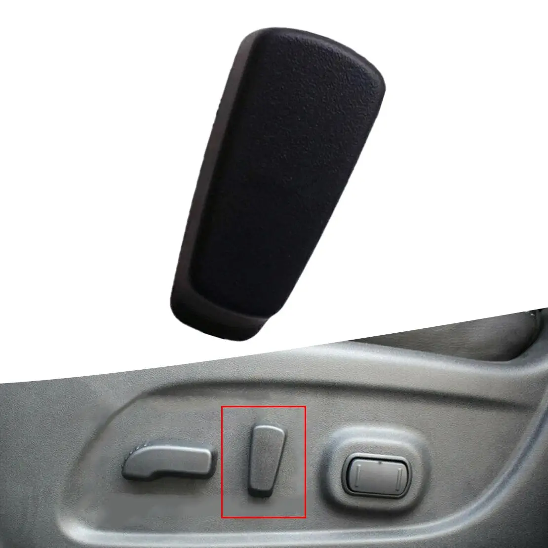 Seat Backrest Adjust Switch Button Cap Cover Fit for Nissan Altima Murano 2011 2012 2013 2014 2015 2016 2017 2018 2019 2020 view 2