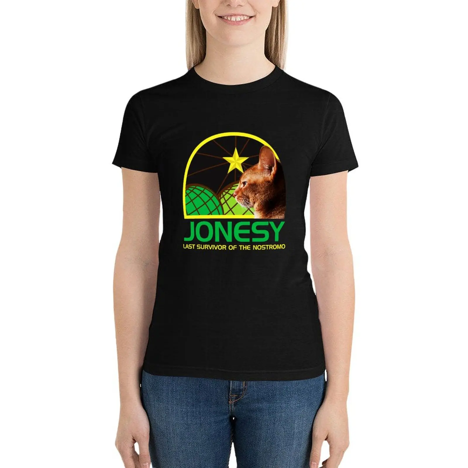 

Jonesy the last surviving member. T-Shirt female hippie clothes Aesthetic clothing tops Women