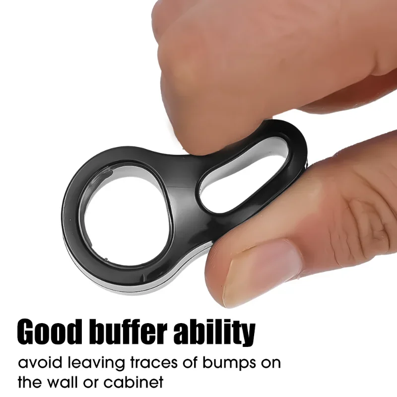 Transparente Rodada Proteção Pad, Rolha de Porta, Knob Bumper, Bumper, Móveis Protector Pad, Punch-Free, 1Pc, 8 Pcs