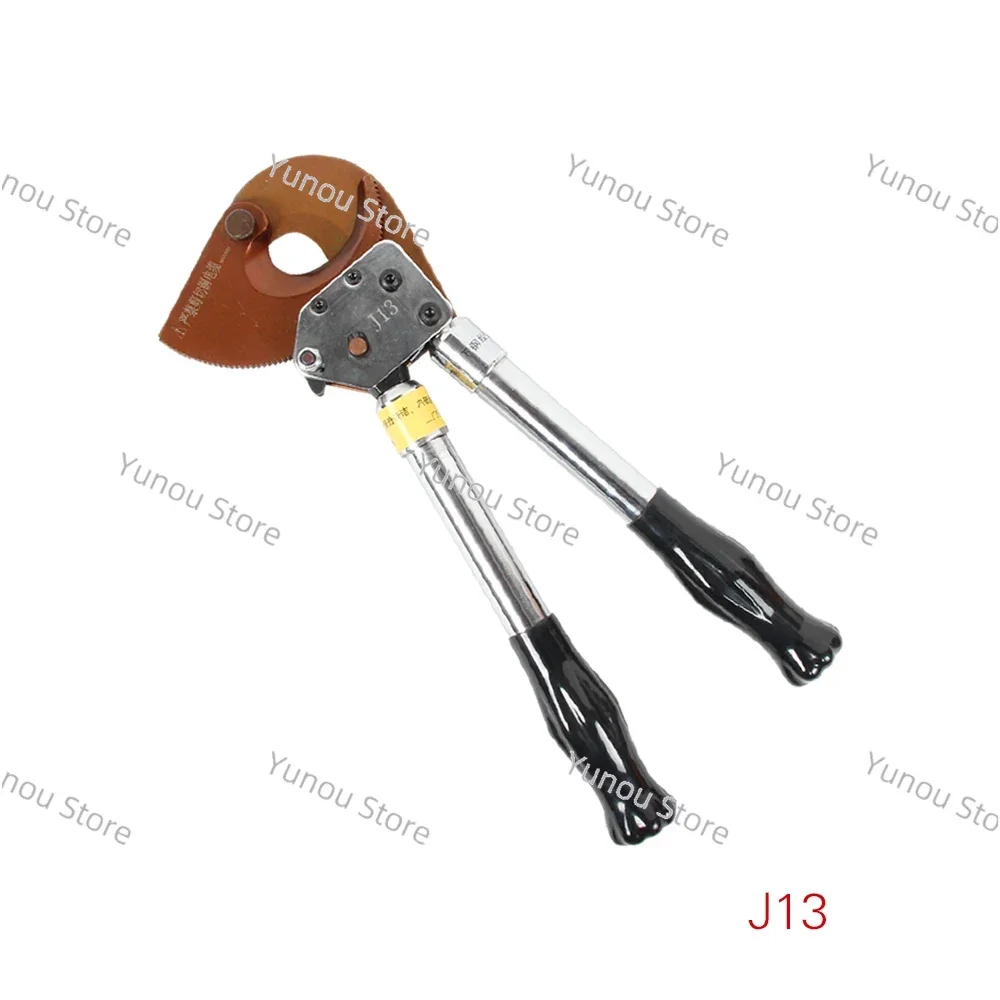 J13 ACSR and Steel Wire Ratchet Cutter Manual Tool Hard Wire Cutter Steel Wire Cable