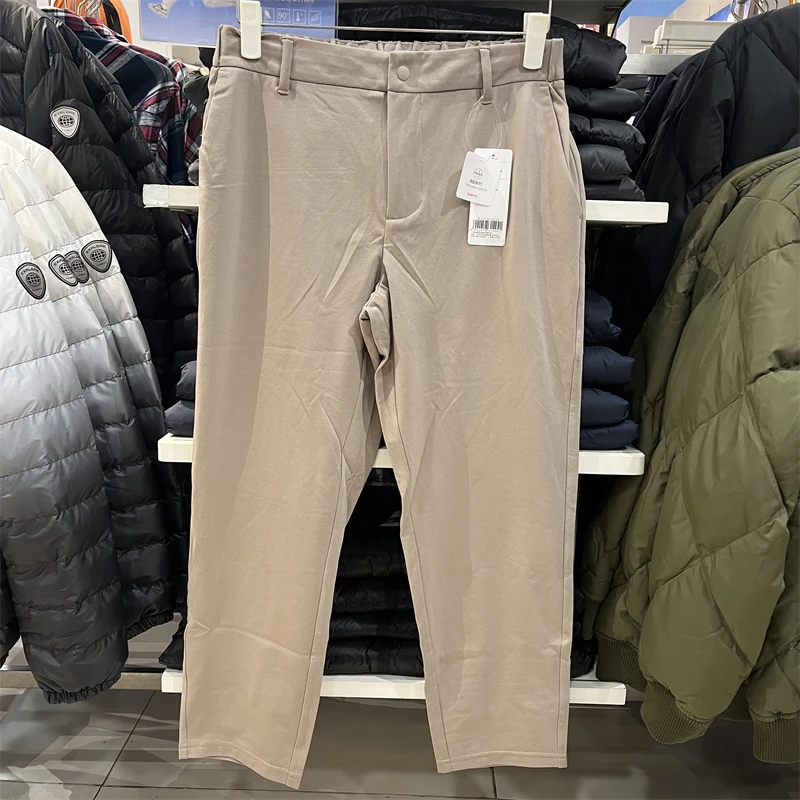 발 남성 슬림핏 캐주얼 팬츠 여름 신상품 9부 스트레이트 레그 스킨 쿨링 비즈니스 캐주얼 패션 청년