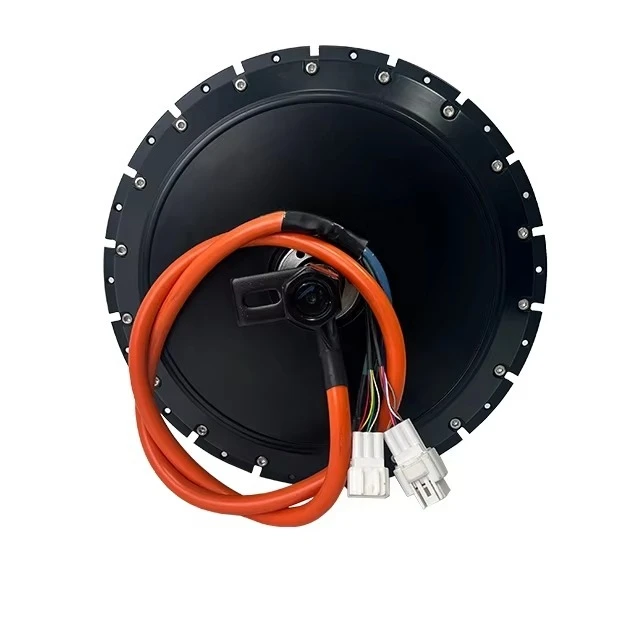 150MM Dropout QS273 40H 8000W QS Hub Motor 3T 3.5T 4T 5T Brushless Non-Gear BLDC Hub Motor Fit Single Freewheel