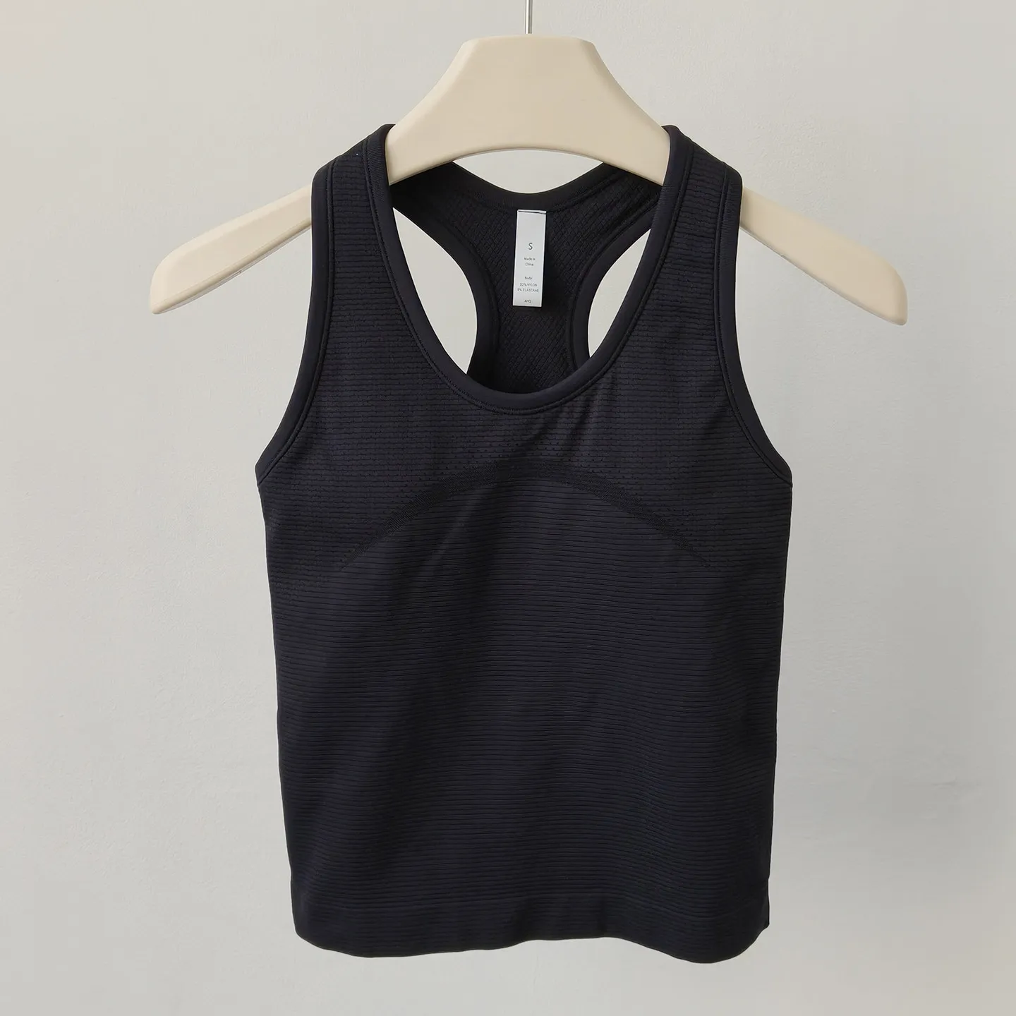 All-in-One Yoga-Wear I-förmige Weste für Damen Julong Stoßfeste Atmungsaktive Lauf- und Fitnessbekleidung Sportliche Schlankmachende Ärmellose Weste – Detail 9