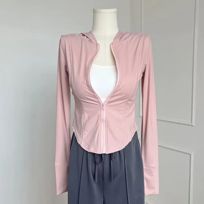 

Hooded Jackets Women Sun-proof Casual Breathable Summer Female Slim S-5XL Prevalent Simple Korean Style Long-sleeve Daily Thin