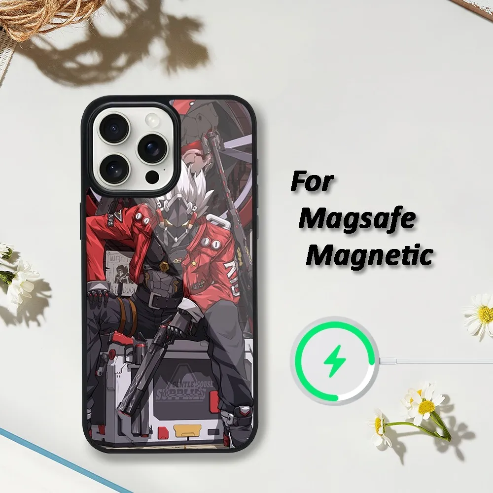 Zenless Zone Zero Billy the Kid Phone Case For iphone 13 Plus 12 Pro 11 Max Mini 15 14 Magsafe Magnetic Wireless Charging Shell