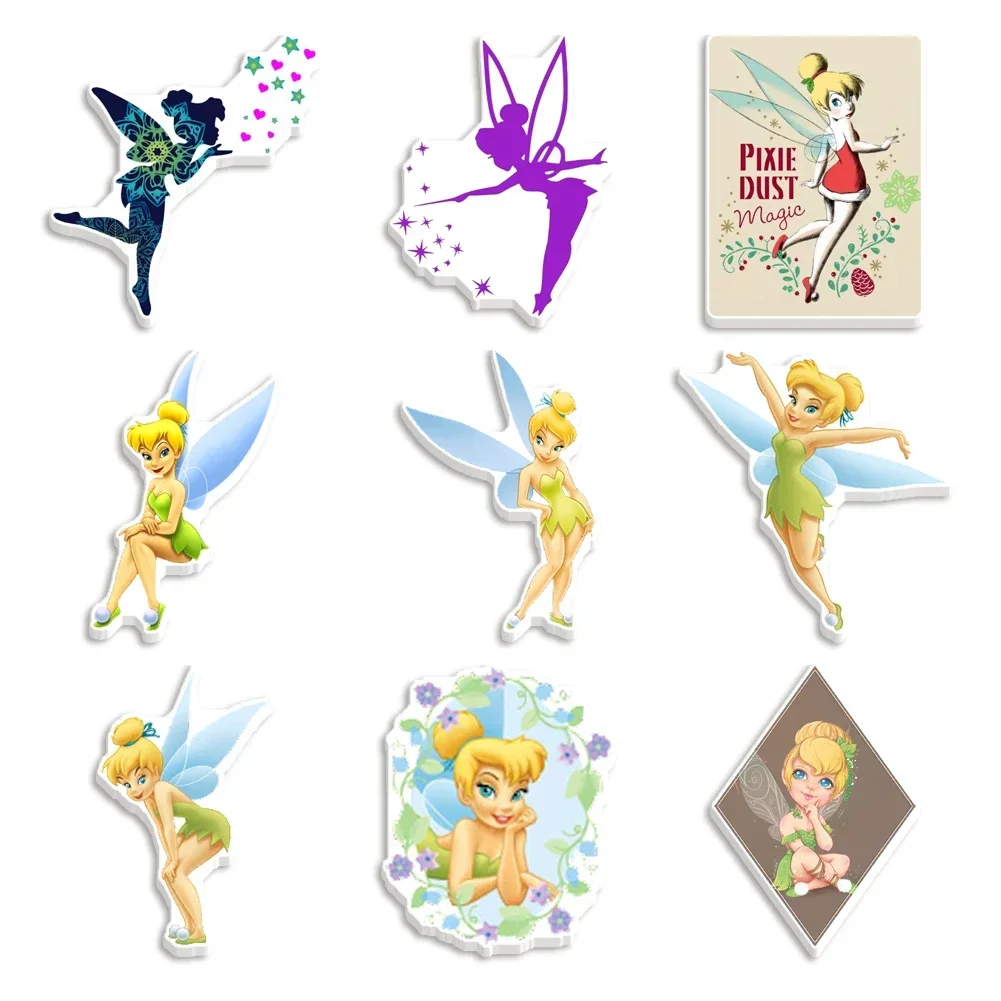 

Cartoon Disney Princess Tinker Bell Flatback Resin Planar Acrylic Craft DIY Materials Decoration 10Pcs/lots DIY Craft Supplies