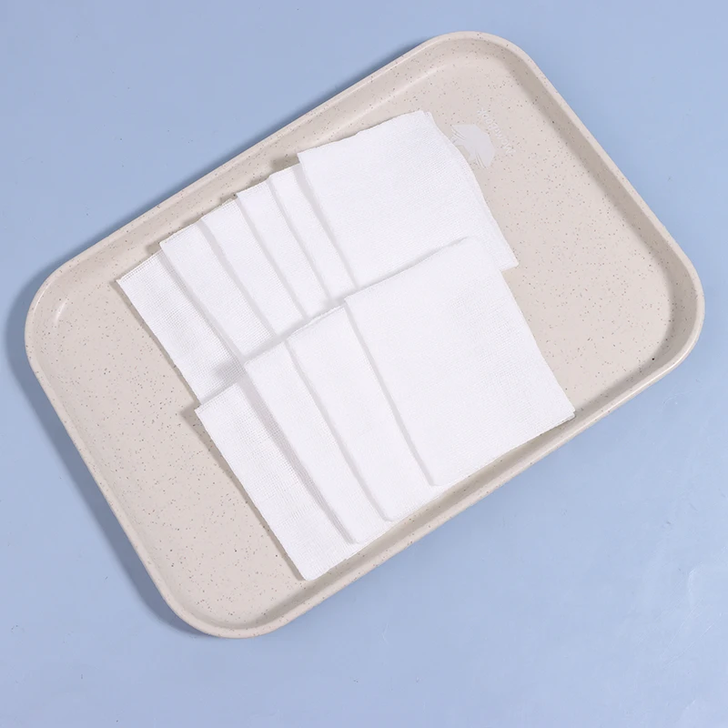 Coussretours de Gaze Absorbant Médical à 8 Couches, 6x8cm, 10 Pièces, Kit de Premiers Secours pour les Blessures