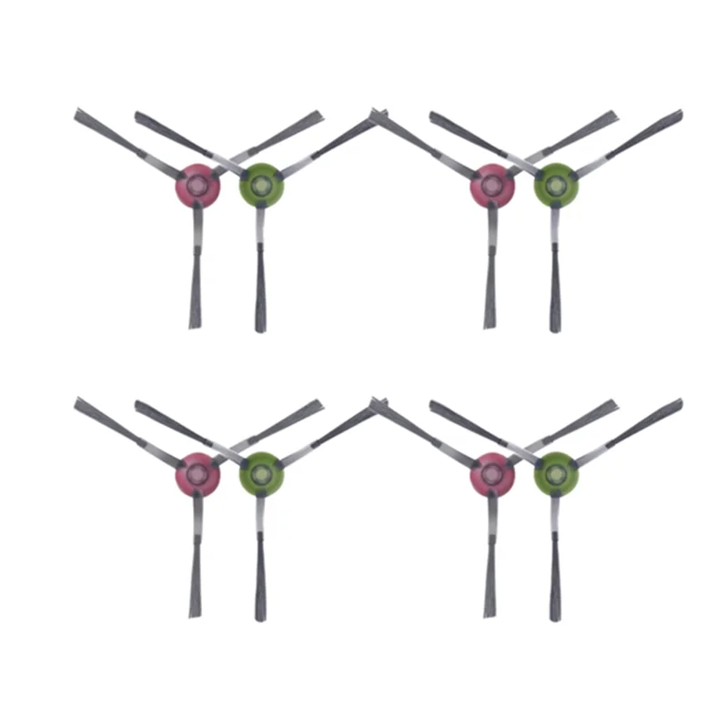 ABRG-8Pcs فرشاة جانبية لقطع غيار المكنسة الكهربائية الروبوتية Ecovacs Yeedi CC