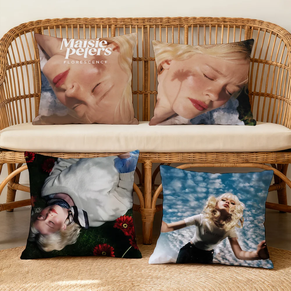 Florescence Maisie Peters Cushion Cover Square Decorative Throw Pillow Case Sofa Bed Living Room Anniversary Gifts