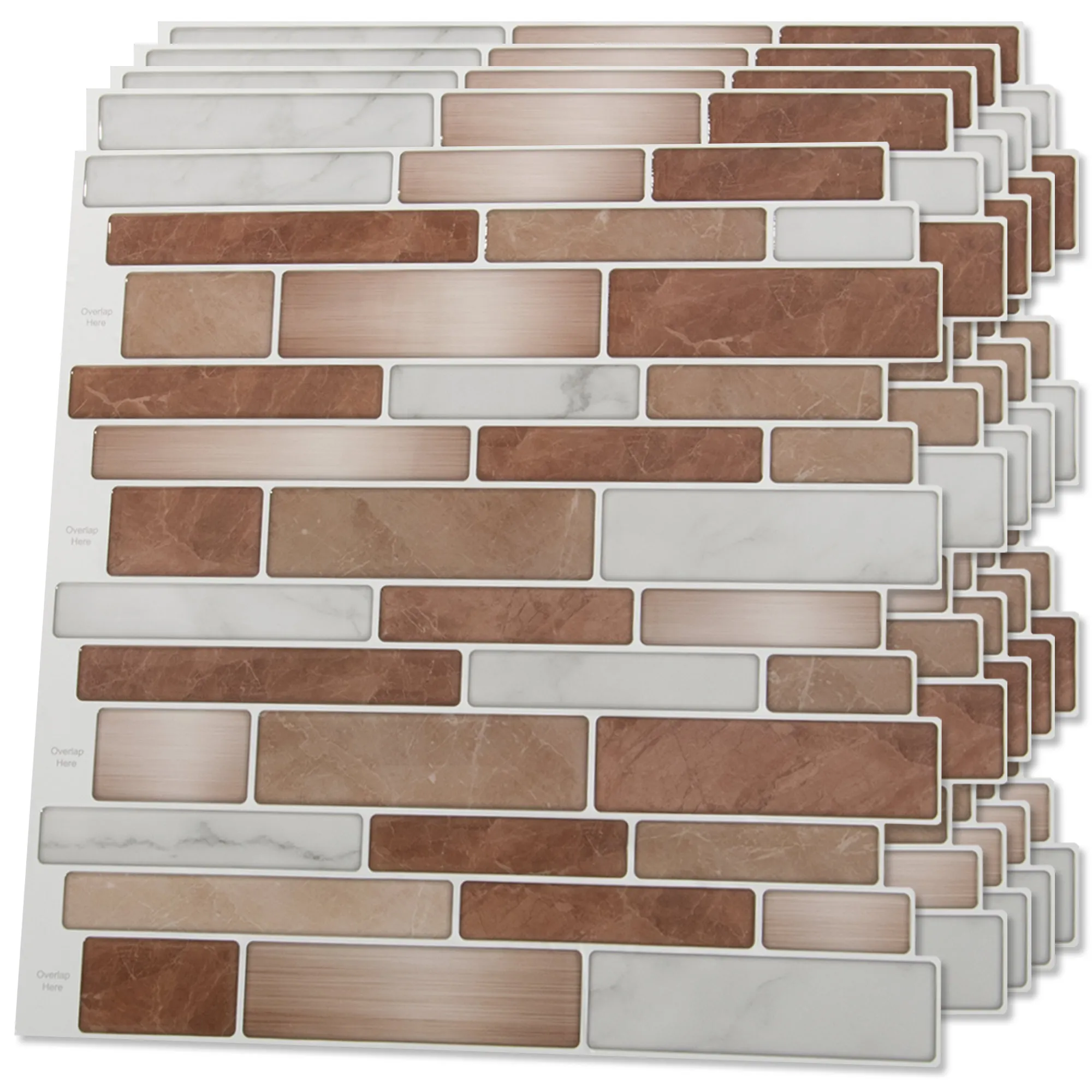 

Art3d-10-лист Премиум-карандаш на кухонной плитке для фартука, 12 x 12 дюймов, самоклеящаяся самоклеящаяся мраморная конструкция для ванной комнаты с 3D-дизайном