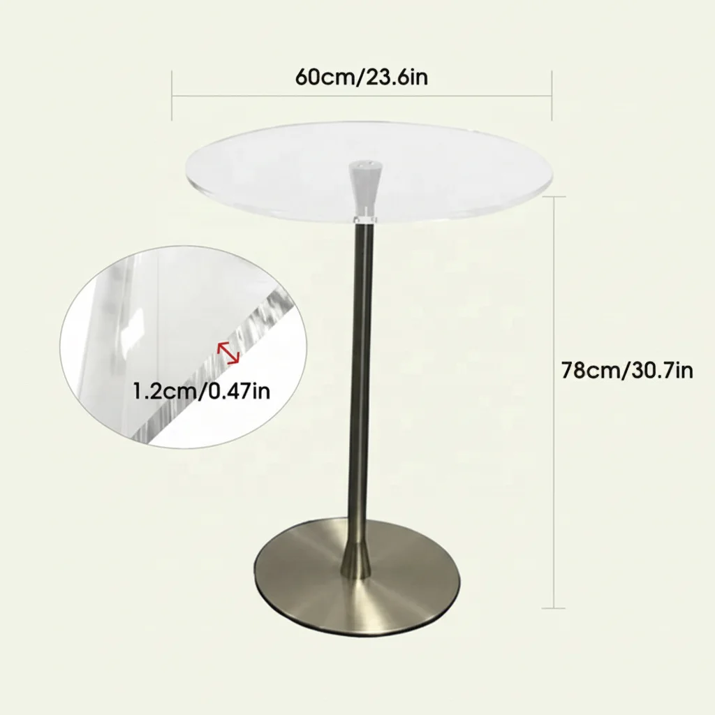 New 3-piece acrylic modern cake stand set dessert table cupcake pastry candy display stand easy to assemble
