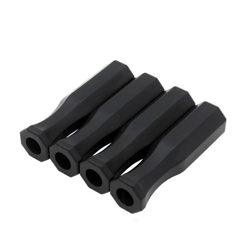 8 Pcs Football Table Accessory Replacement Spare Part Handle Grip Case Accessories Covers Black