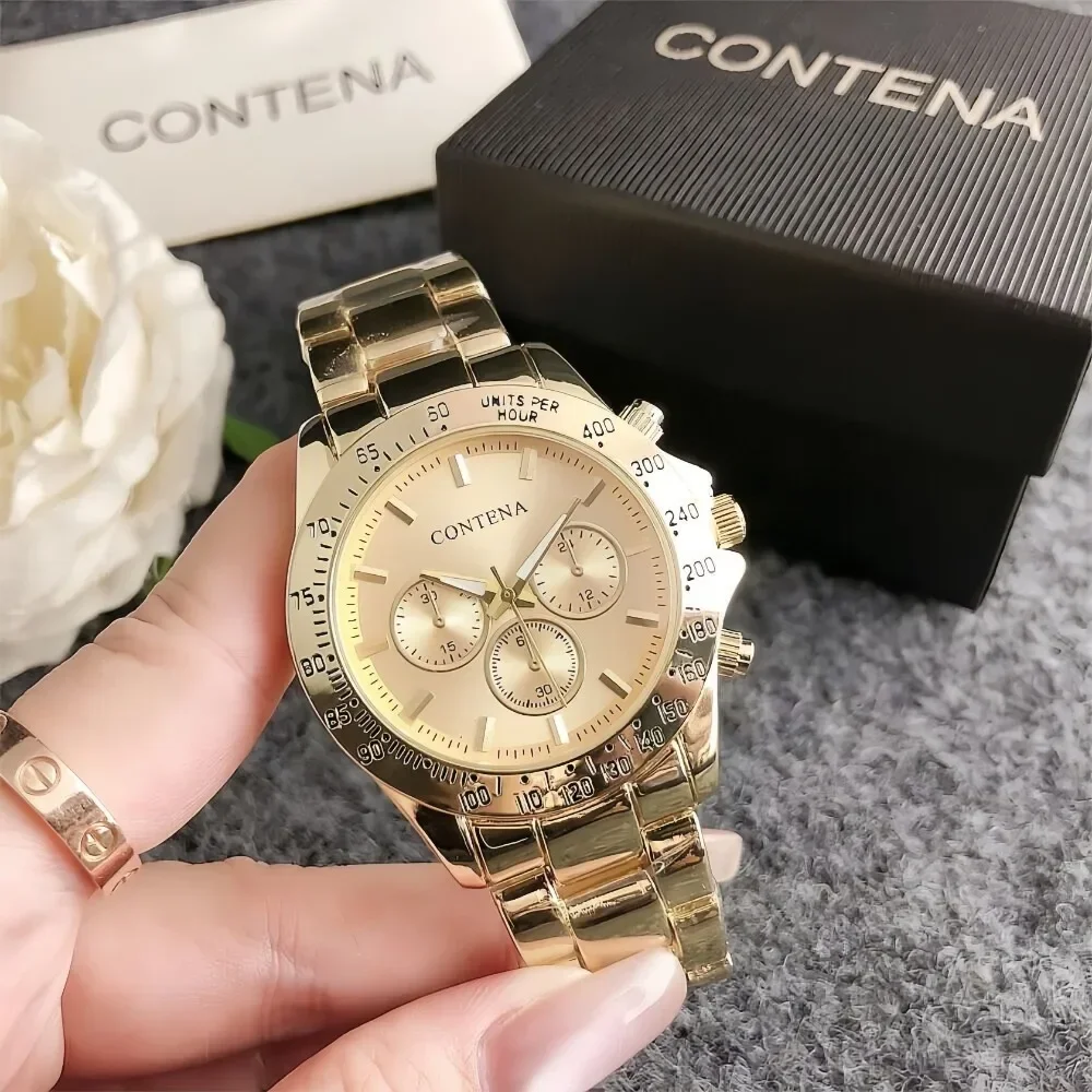 Orologi al quarzo di lusso per donna Orologi da donna in acciaio inossidabile di marca di moda Orologio da polso da donna semplice da lavoro
