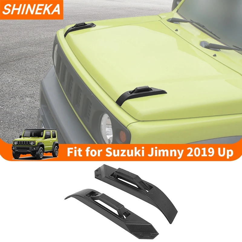 SHINEKA غطاء محرك السيارة غطاء الديكور لسوزوكي جيمي 2019 2020 2021 2022 2023 2024 2025 حتى الملحقات الخارجية