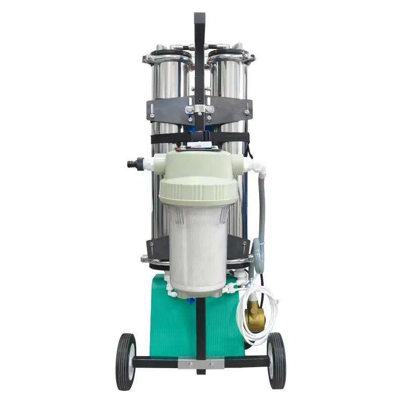 Clean Windows With a Simple DIY 250L/H Outdoor Solar Panels Mobile RO/DI Water Desalination Machines