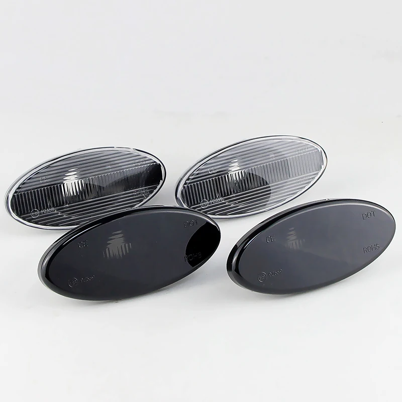 2 قطعة فقط قذيفة لا لمبات بدوره مصباح إشارة يغطي الإسكان عدسة لرينو ماستر لأوبل Movano 10-up لنيسان NV400 11-up