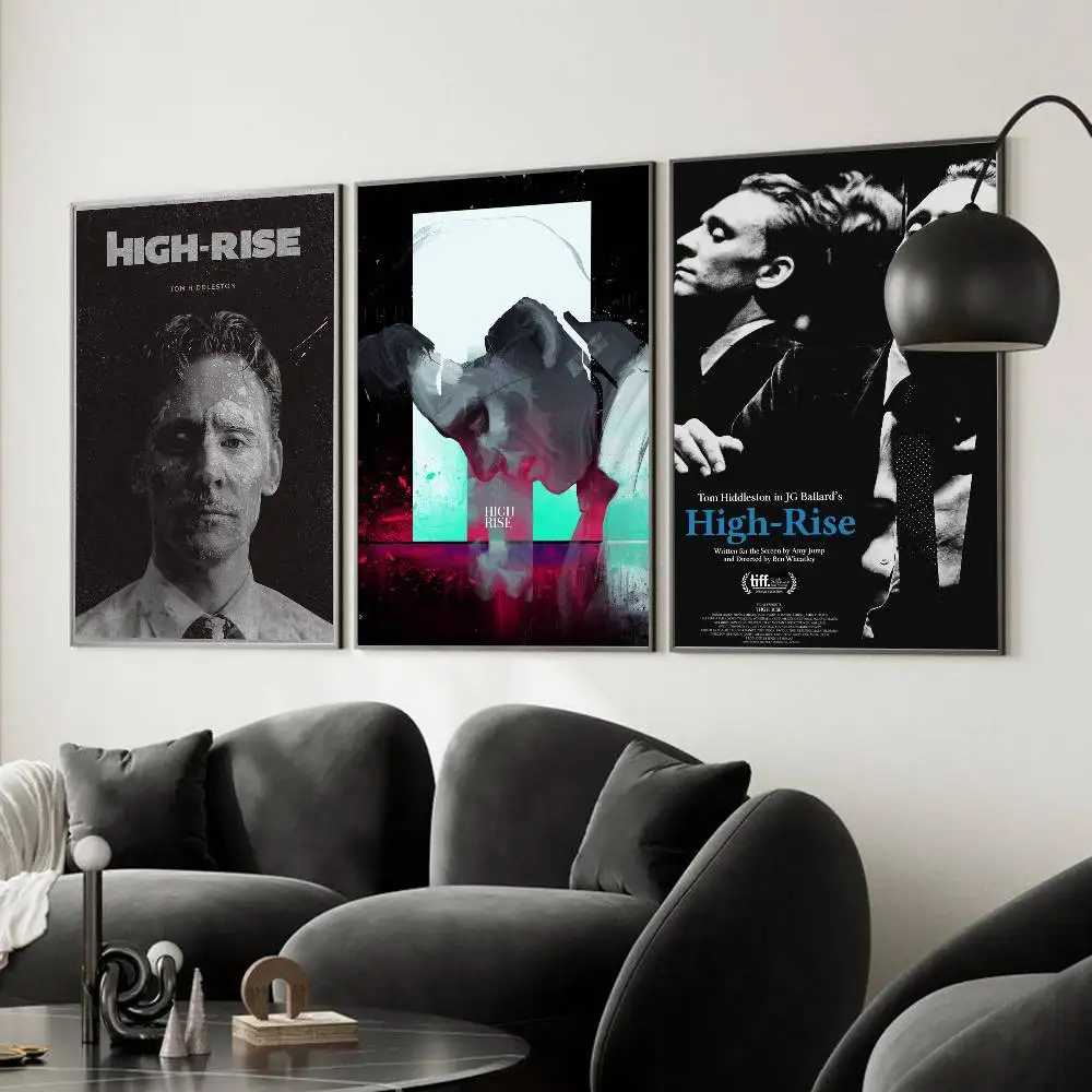 High-Rise Movie Tom Hiddelston Poster Canvas For Living Room Home Decor Wall Art Sticker For Bar Living Vintage Decor Print Gift