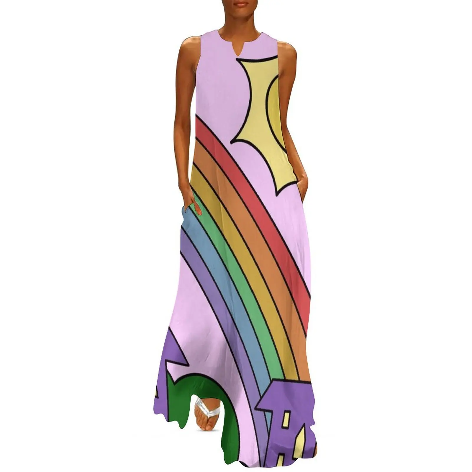 

Miss Frizzle Makes a Rainbow Magic School Bus Long Dress evening dress ladies women's summer jumpsuit summer dress women 2025