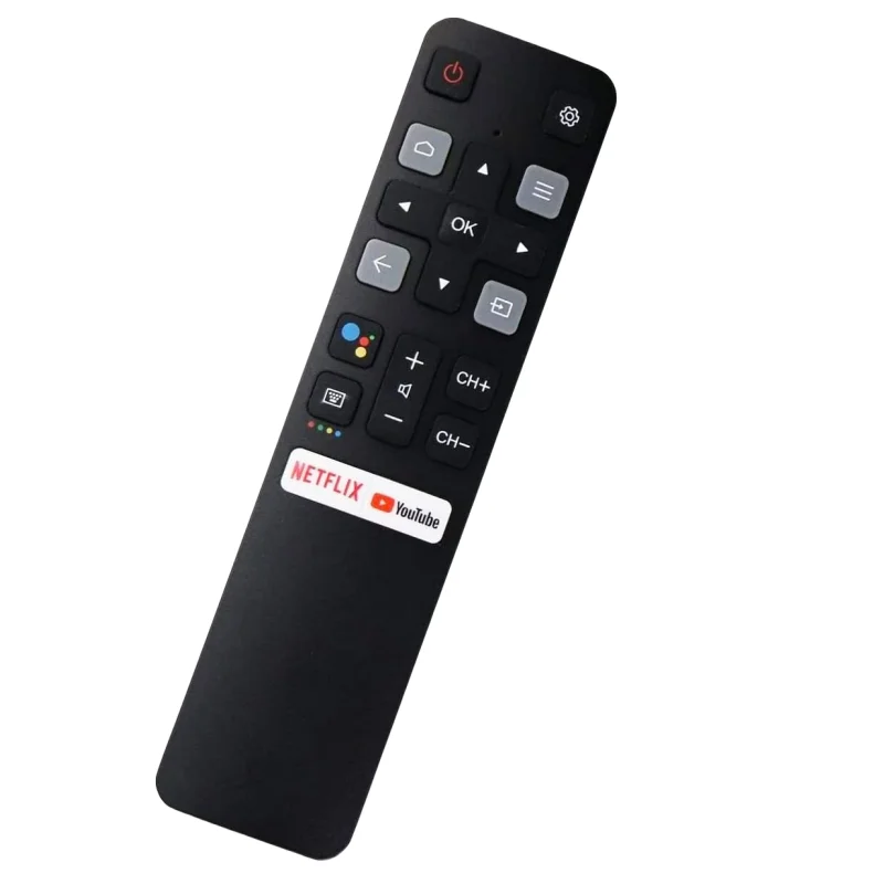 New Replaced Remote RC802V FNR1 Fit for T-C-L Android 4K Smart TV [NO Voice Function]