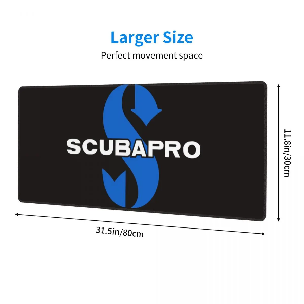 Large Mouse Pad Scubapros Diving Logo Gamer PC Laptop Mats Keyboard Carpet Computer Gaming Office Accessories Desk Mat