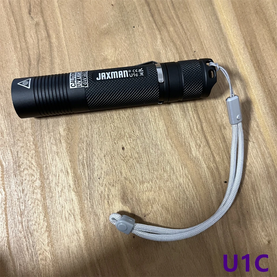 Jaxman U1 U1C U1S 365nm LED UV Torch Light 18650 18350 Battery Flashlight with Charger view 3