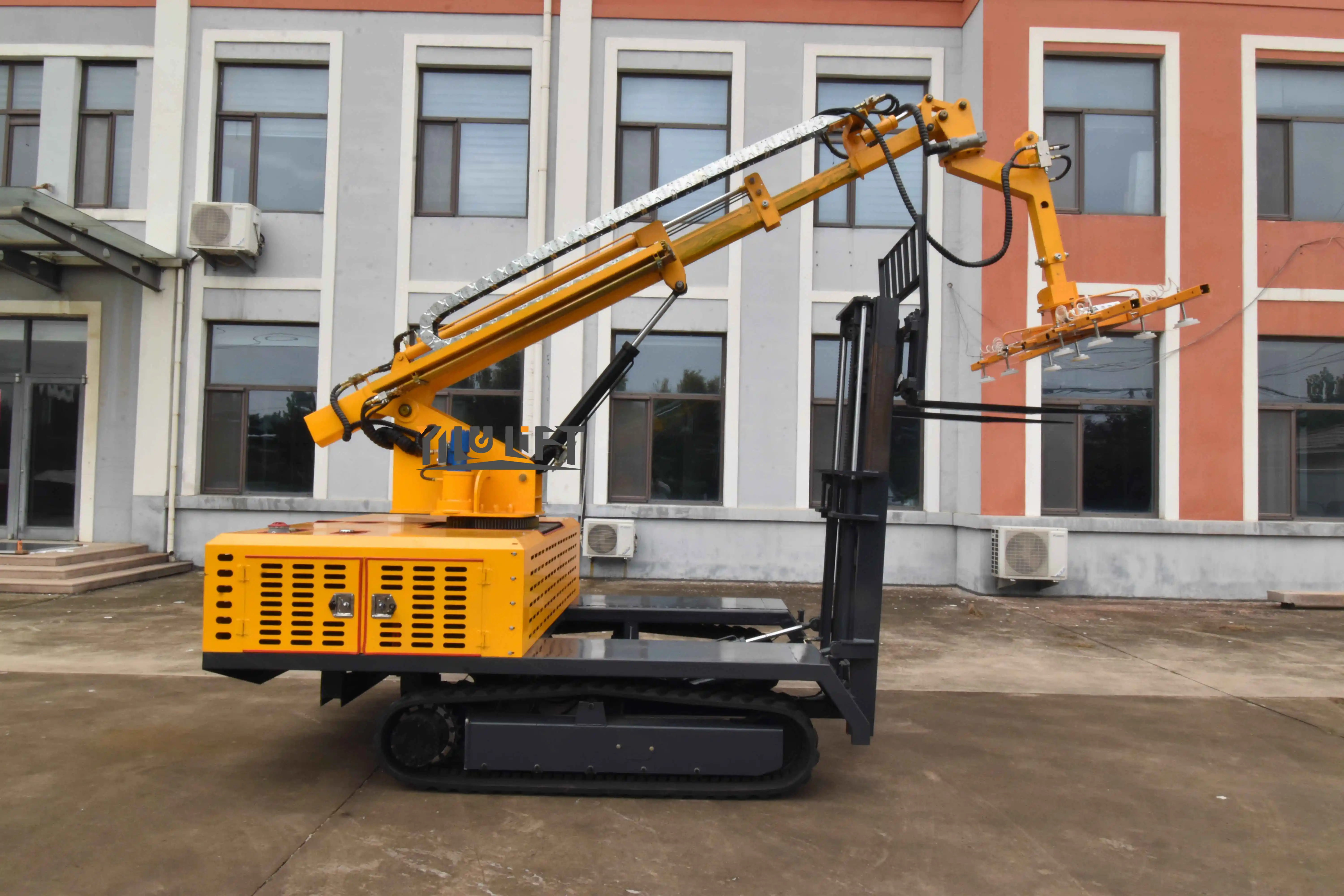 Factory Price Solar Panel Installation Machine Diesel Crawler Type for  Photovoltaic Installation