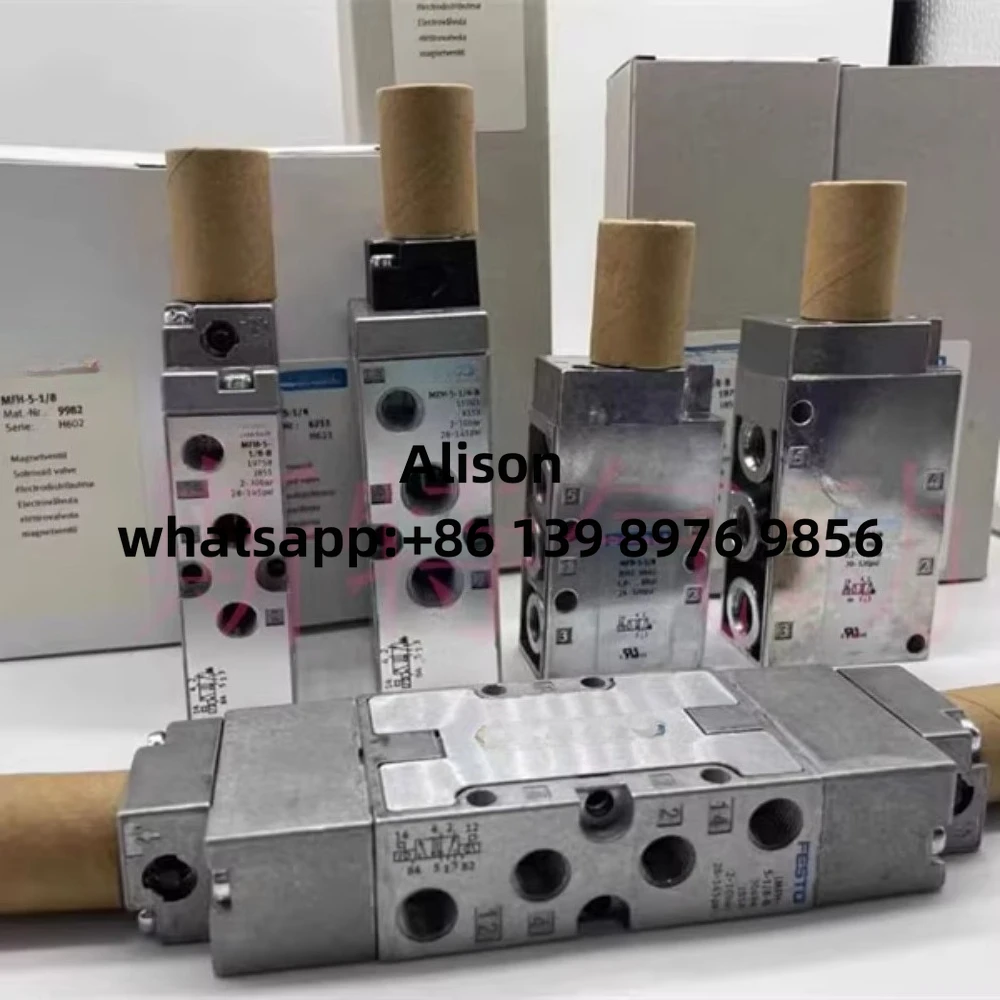 

Оригинальный электромагнитный клапан MFH-5/3G-1/8-B JMFH-5-1/2 JMFH-5-1/8 MFH-5/3B-1/4-B MFH-5/3G-1/4-B MFH-5-1/2-S MFH-5/3E-1/8-S-B