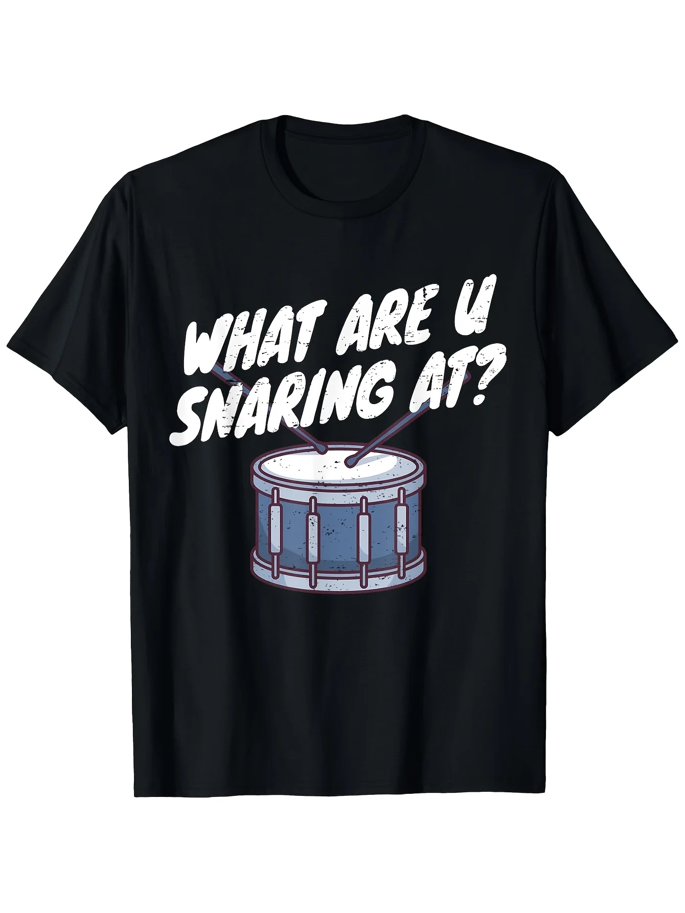 2026 Funny Drummer Drumming Drums Percussion Saying I Snare Drum T-Shirt, Suitable for Mens Womens Outdoor T-Shirt, 100_cotton,